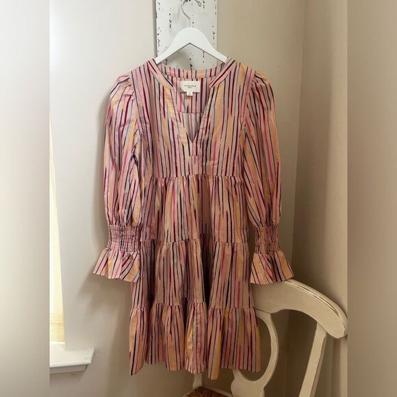 POMANDER PLACE Bermuda Pink Sorbet Kenzo Dress; Size Medium; NWOT! 😃 - Picture 9 of 14